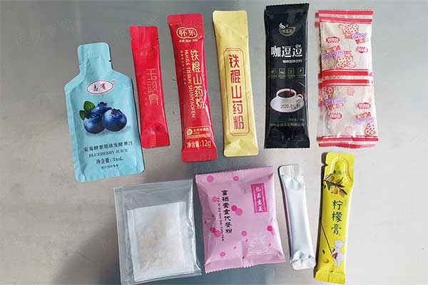 全自動豆漿粉午夜精品福利视频可實現背封長條袋型，三邊封、圓角袋型等精美包裝